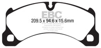 EBC 10+ Porsche Cayenne 3.6 Yellowstuff Front Brake Pads - My Store