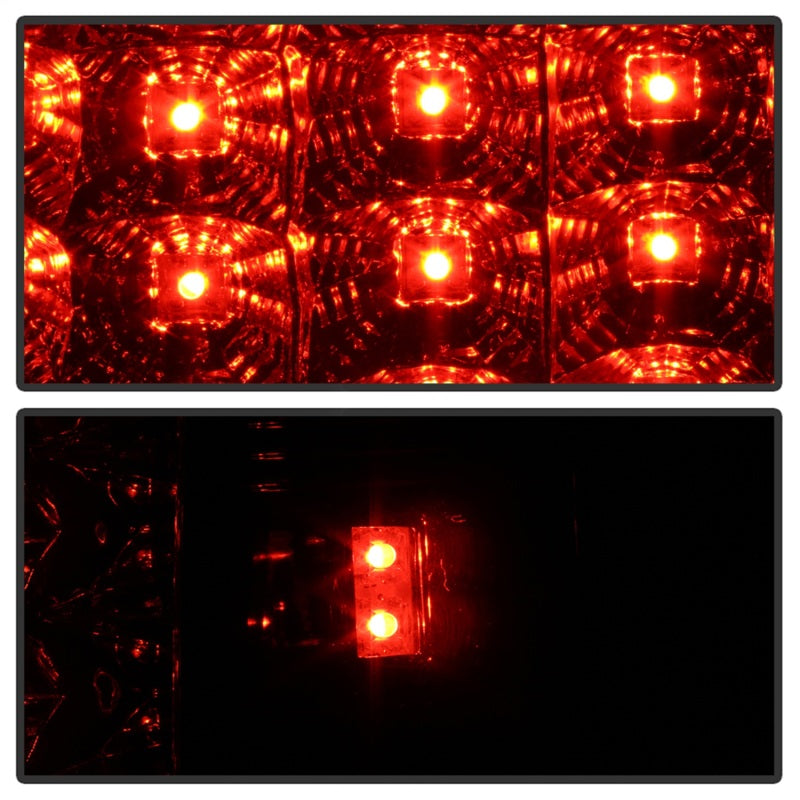 Spyder Jeep Grand Cherokee 07-10 LED Tail Lights Smoke ALT-YD-JGC07-LED-SM - Mammoth Racing -