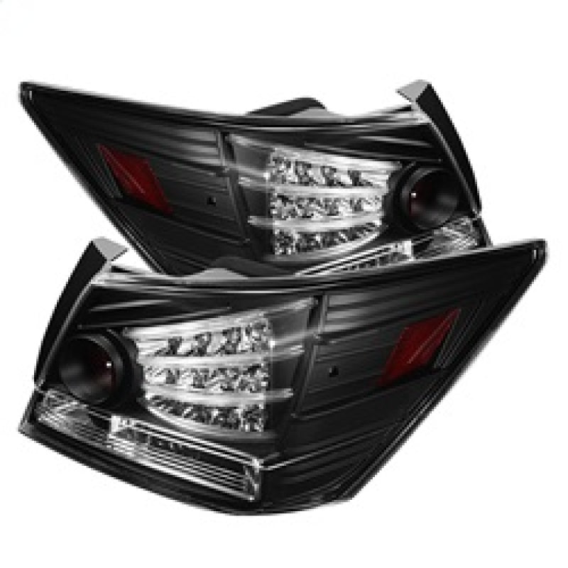 Spyder Honda Accord 08-12 4DR LED Tail Lights Black ALT-YD-HA08-4D-LED-BK - Mammoth Racing -