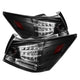 Spyder Honda Accord 08-12 4DR LED Tail Lights Black ALT-YD-HA08-4D-LED-BK - Mammoth Racing -