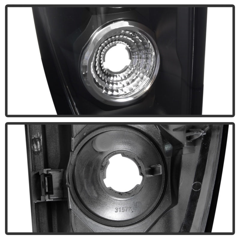 Spyder Chevy Avalanche 02-06 Euro Style Tail Lights Black ALT-YD-CAV04-BK - Mammoth Racing -