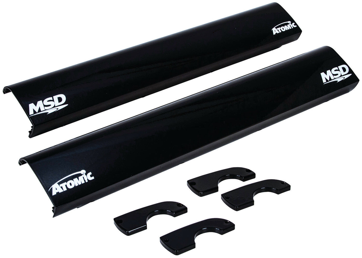 Atomic Black Fuel Rail Covers - Mammoth Racing -