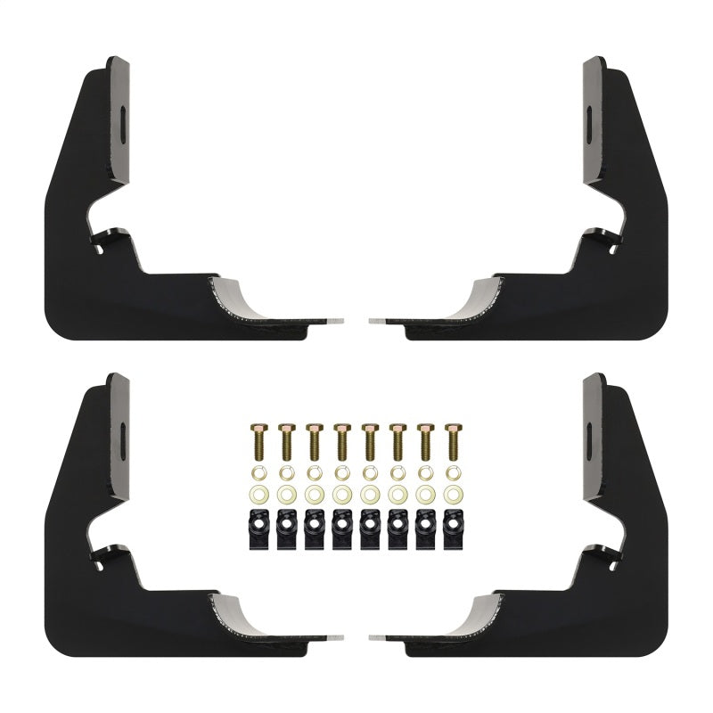 Westin 2014-2018 Chevy Silverado 1500 Reg Cab Premier Oval Nerf Step Bar Mount Kit - Black - Mammoth Racing -