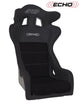 PRP Echo Composite Seat- Black (prp Black Outline/Delta Black- Black Stitching) - Mammoth Racing -