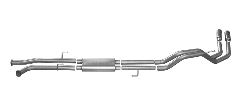 Gibson 10-19 Toyota Tundra SR5 4.6l 2.5in Cat-Back Dual Sport Exhaust - Aluminized - Mammoth Racing -