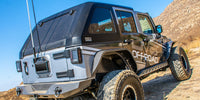 DV8 Offroad 07-18 Jeep Wrangler JK 2 Piece Fast Back Hard Top 4 Door - Black (DS Only) - Mammoth Racing -