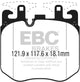 EBC 2017+ BMW (Alpina) B7 xDrive 4.4L Twin Turbo Yellowstuff Front Brake Pads - My Store