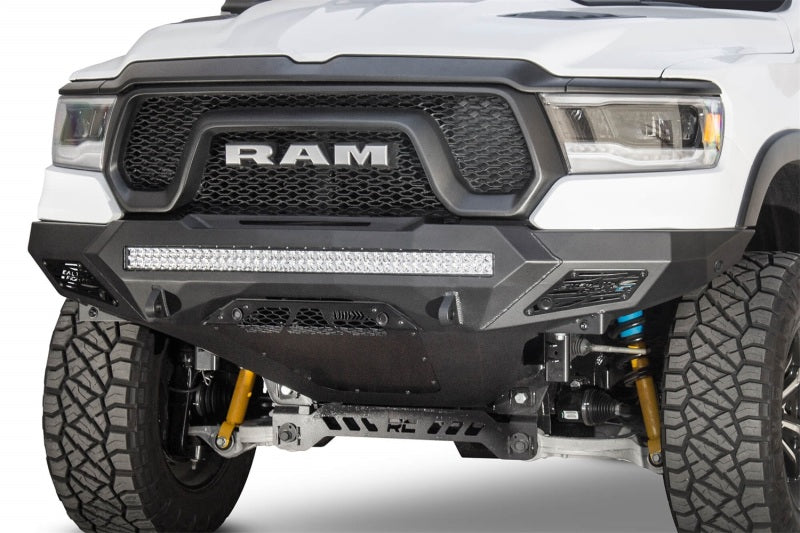 Addictive Desert Designs 2019 Ram Rebel 1500 Stealth Fighter Fr Bumper w/Parking Sensor Cutouts - My Store