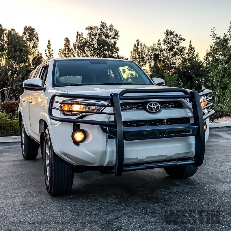 Westin 14-21 Toyota 4Runner (Excl. Limited) Sportsman X Grille Guard - Textured Black - Mammoth Racing -