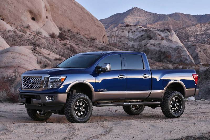 Fabtech 14-17 Nissan Titan 4WD 6in Basic Sys w/Perf Shks - Mammoth Racing -