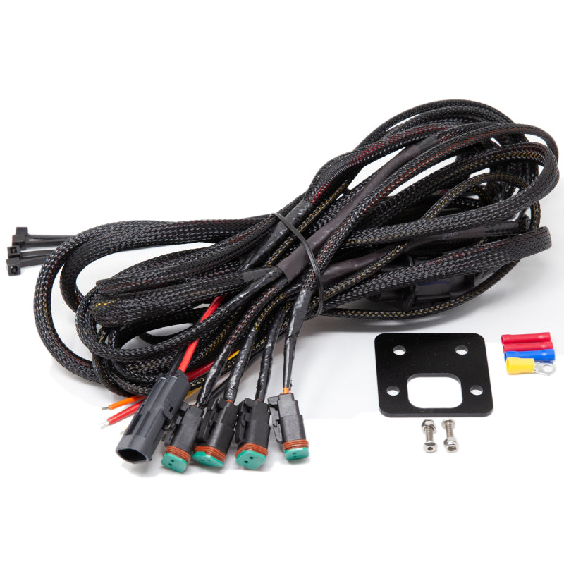 KC HiLiTES M-Racks Wire Harness (Light Bar + 4 Lights/Switch Req. to Operate Front/Side Separately) - Mammoth Racing -