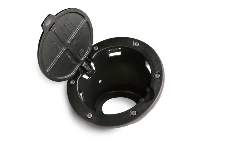 AMP Research 2007-2017 Jeep Wrangler JK 2/4 Door Fuel Door - Black - My Store