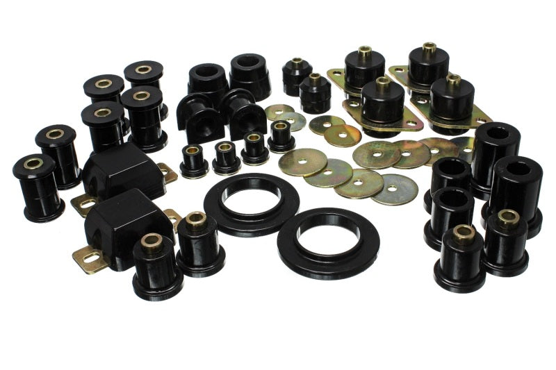 Energy Suspension 05-13 Toyota Tacoma 4WD/Prerunner 2WD Black Hyper-Flex Master Bushing Set - Mammoth Racing -
