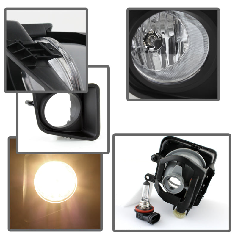 Spyder Toyota Tundra 2014+ OEM Fog Lights W/Switch- Clear FL-CL-TTU14-C - Mammoth Racing -