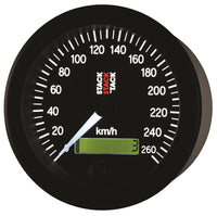 Autometer Stack 88mm 0-260 Km/h Electronic Speedometer - Black - My Store
