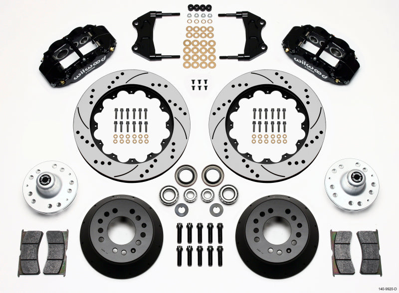 Wilwood Narrow Superlite 6R Front Hub Kit 14.00in Drilled WWE ProSpindle - My Store