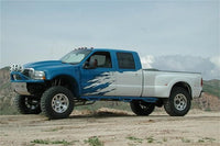 N-Fab Nerf Step 99-16 Ford F-250/350 Super Duty Crew Cab 8ft Bed - Gloss Black - Bed Access - 3in - Mammoth Racing -