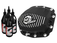 aFe Rear Differential Cover (Black Machined; Pro Series); 15-19 Ford F-150 V6-2.7L (t) (12-Bolt) - Mammoth Racing -