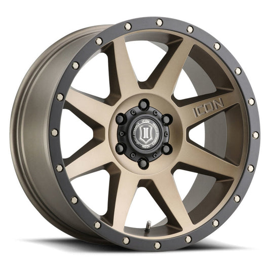 Icon Rebound 20x9 6x135 16mm Offset 5.625in BS Bronze Wheel - Mammoth Racing -