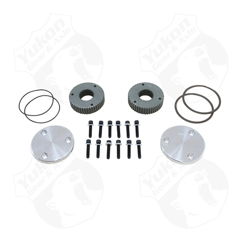 Yukon Gear Hardcore Drive Flange Kit For Dana 60 / 30 Spline Outer Stubs. Yukon Engraved Caps - My Store