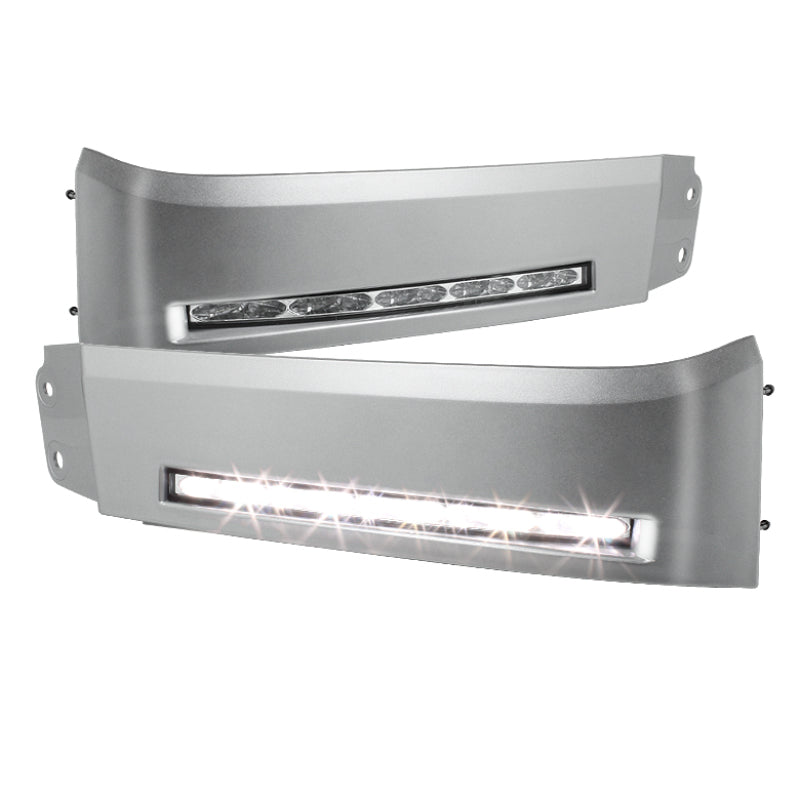 Spyder Toyota Tundra 07-13 Daytime LED Running Lights wo/switch Silver FL-DRL-TTU07-SIL - Mammoth Racing -
