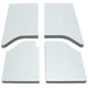 DEI 11-18 Jeep Wrangler JK 2-Door Headliner 4-pc - White - Mammoth Racing -