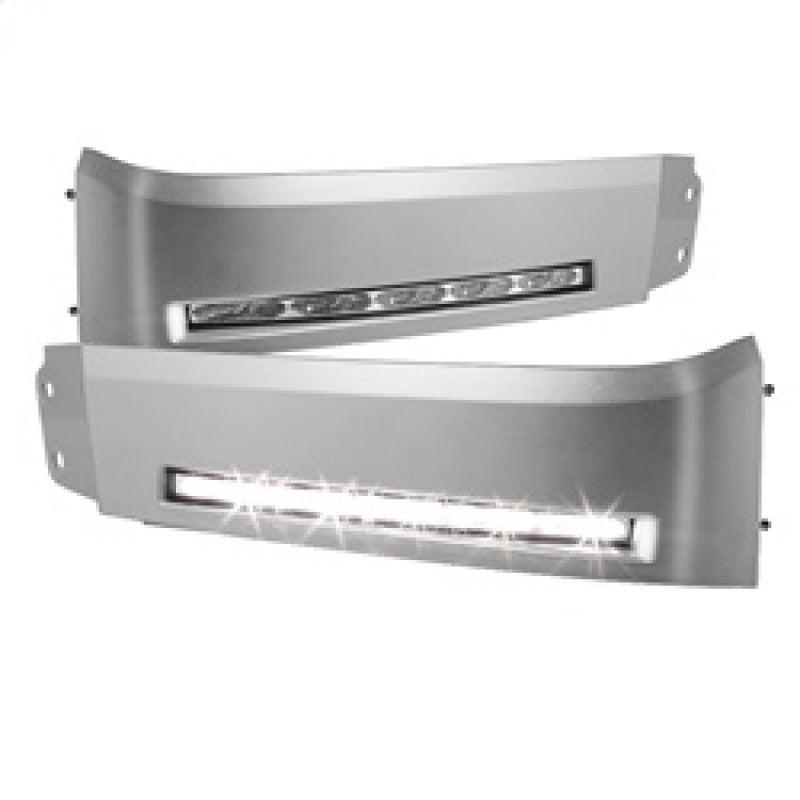 Spyder Toyota Tundra 07-13 Daytime LED Running Lights wo/switch Silver FL-DRL-TTU07-SIL - Mammoth Racing -
