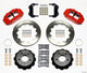 Wilwood Narrow Superlite 6R Front Hat Kit 12.88in Red 84-87 Corvette C4 - Mammoth Racing -
