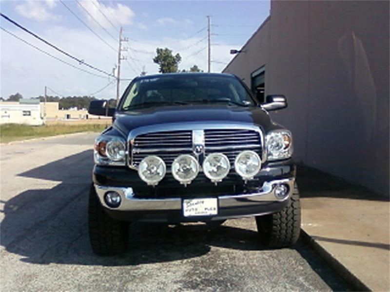 N-Fab Light Bar 04-09 Dodge Ram 2500/3500 - Tex. Black - Light Tabs - Mammoth Racing -