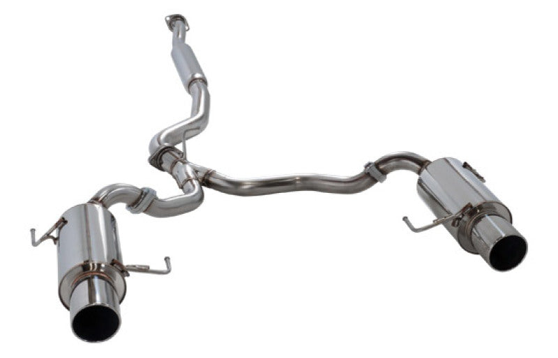 HKS SILENT Hi-Power BL5 EJ20 Turbo (Rear + Center) - Mammoth Racing -