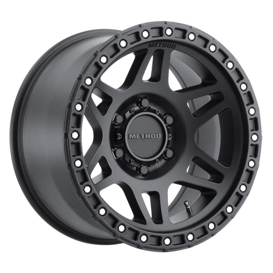 Method Mr312 17x8.5 0mm Offset 6x5.5 106.25mm CB Matte Black Wheel - Mammoth Racing -