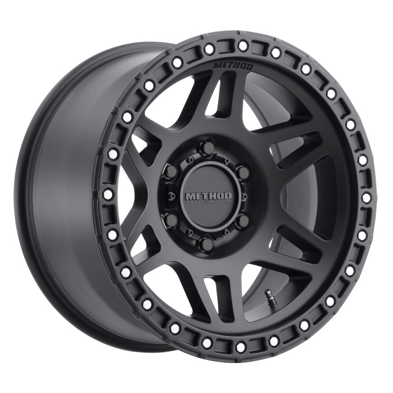 Method Mr312 18x9 +18mm Offset 6x5.5 106.25mm CB Matte Black Wheel - Mammoth Racing -
