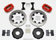 Wilwood Forged Dynalite Front Hat Kit 12.19in Drilled Red 2002 Mitsubishi Lancer - My Store