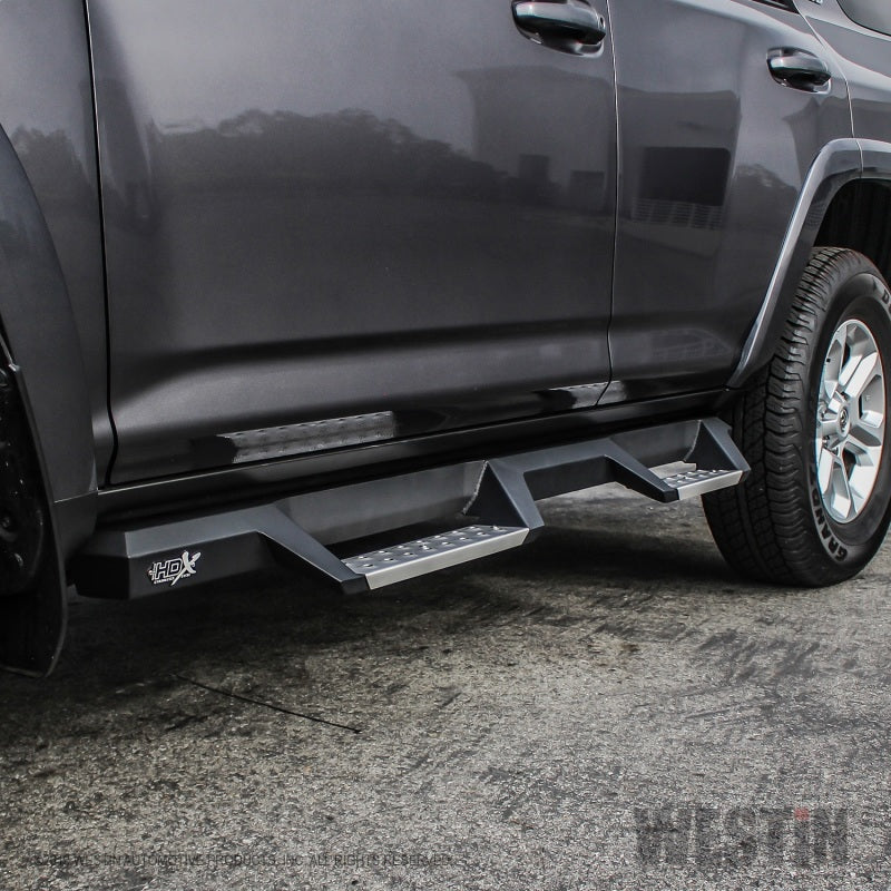 Westin 10-17 Toyota 4Runner Trail Edition (Excl. Ltd) HDX Stainless Drop Nerf Step Bars - Tex. Blk - Mammoth Racing -