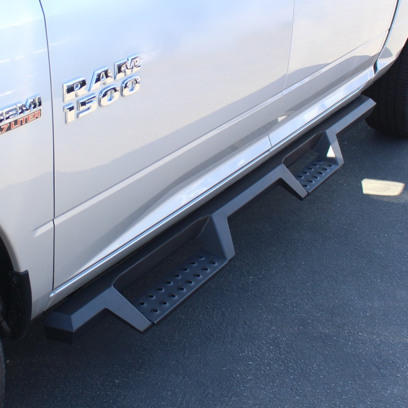 Westin/HDX 09-18 Dodge/Ram 1500 Crew Cab / 25/3500 Crew Drop Nerf Step Bars - Textured Black - Mammoth Racing -