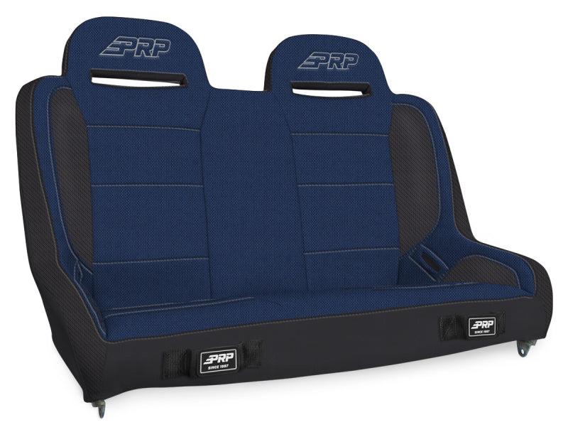 PRP Jeep Wrangler Jku/jlu Elite Series Rear Bench - Blue - Mammoth Racing -