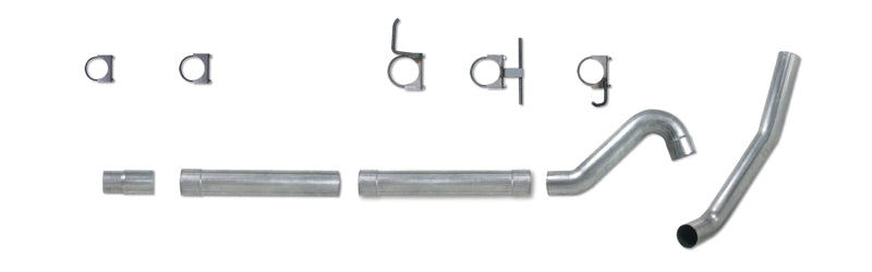 Diamond Eye KIT 4in CB MFLR RPLCMENT PIPE SGL AL: 03-06 FORD 6.0L EXCURSION - Mammoth Racing -