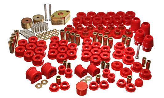 Energy Suspension 07-11 Jeep JK 4dr Red Hyper-Flex Master Bushing Set - My Store