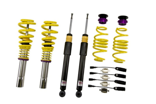 KW Coilover Kit V1 Audi A4 S4 (8K/B8) w/ electronic dampening controlSedan FWD + Quattro - Mammoth Racing -