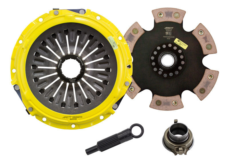 ACT 2003 Mitsubishi Lancer XT-M/Race Rigid 6 Pad Clutch Kit - My Store