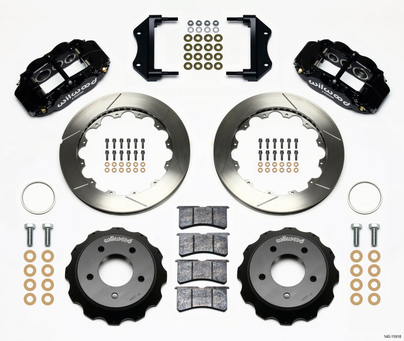 Wilwood Narrow Superlite 6R Front Hat Kit 12.88in 84-87 Corvette C4 - Mammoth Racing -