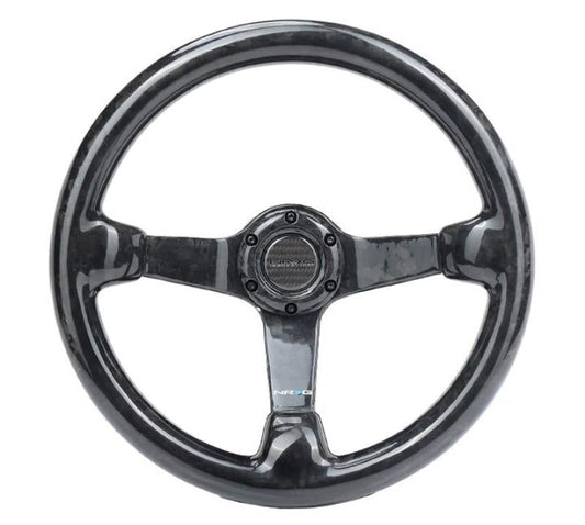 NRG Forged Carbon Fiber Steering Wheel (350mm / 3in. Deep) - My Store