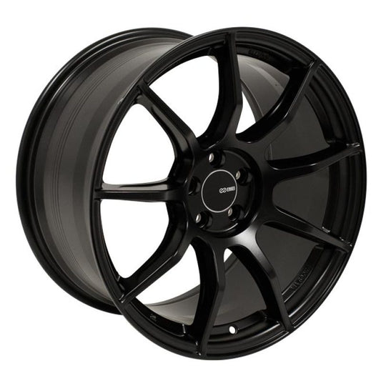 Enkei TS9 18x8 5x114.3 50mm offset 72.6mm Bore Black - Mammoth Racing -