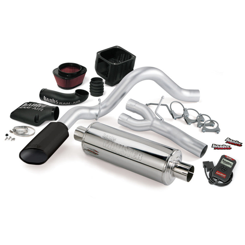 Banks Power 09 Chevy 4.8L CCSB-FFV Stinger System - SS Single Exhaust w/ Black Tip - Mammoth Racing -
