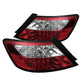 Spyder Honda Civic 06-08 2Dr LED Tail Lights Red Clear ALT-YD-HC06-2D-LED-RC - Mammoth Racing -
