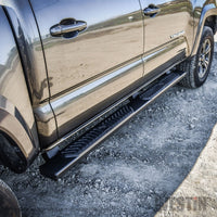 Westin 2005-2018 Toyota Tacoma Double Cab R5 Nerf Step Bars - Black - Mammoth Racing -