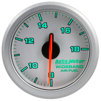 Autometer Airdrive 2-1/6in Wideband Air / Fuel Gauge 10:1-17:1 ARF Range - Silver - My Store
