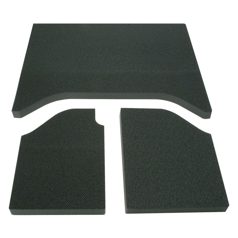 DEI 07-10 Jeep Wrangler JK 2-Door Headliner Black 3 Piece - Mammoth Racing -