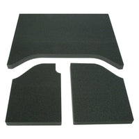 DEI 07-10 Jeep Wrangler JK 2-Door Headliner Black 3 Piece - Mammoth Racing -