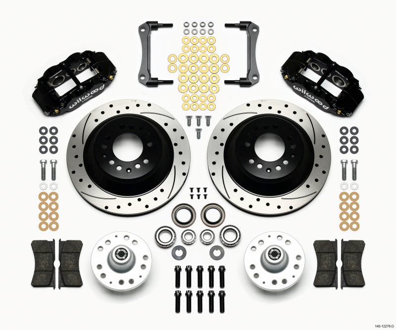Wilwood Narrow Superlite 6R Front Hub & 1PC Rtr Kit 12.88in Dril 70-78 Camaro - Mammoth Racing -